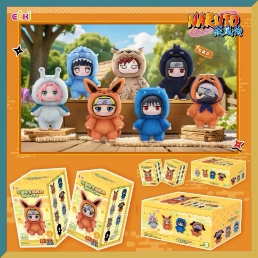 Top Toy Naruto Plush Blind Box Keychain
